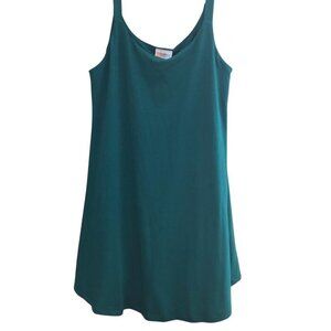 LuLaRoe Lynn Romper Dress Women's  size XS Teal Green Short Sleeveless NWT's